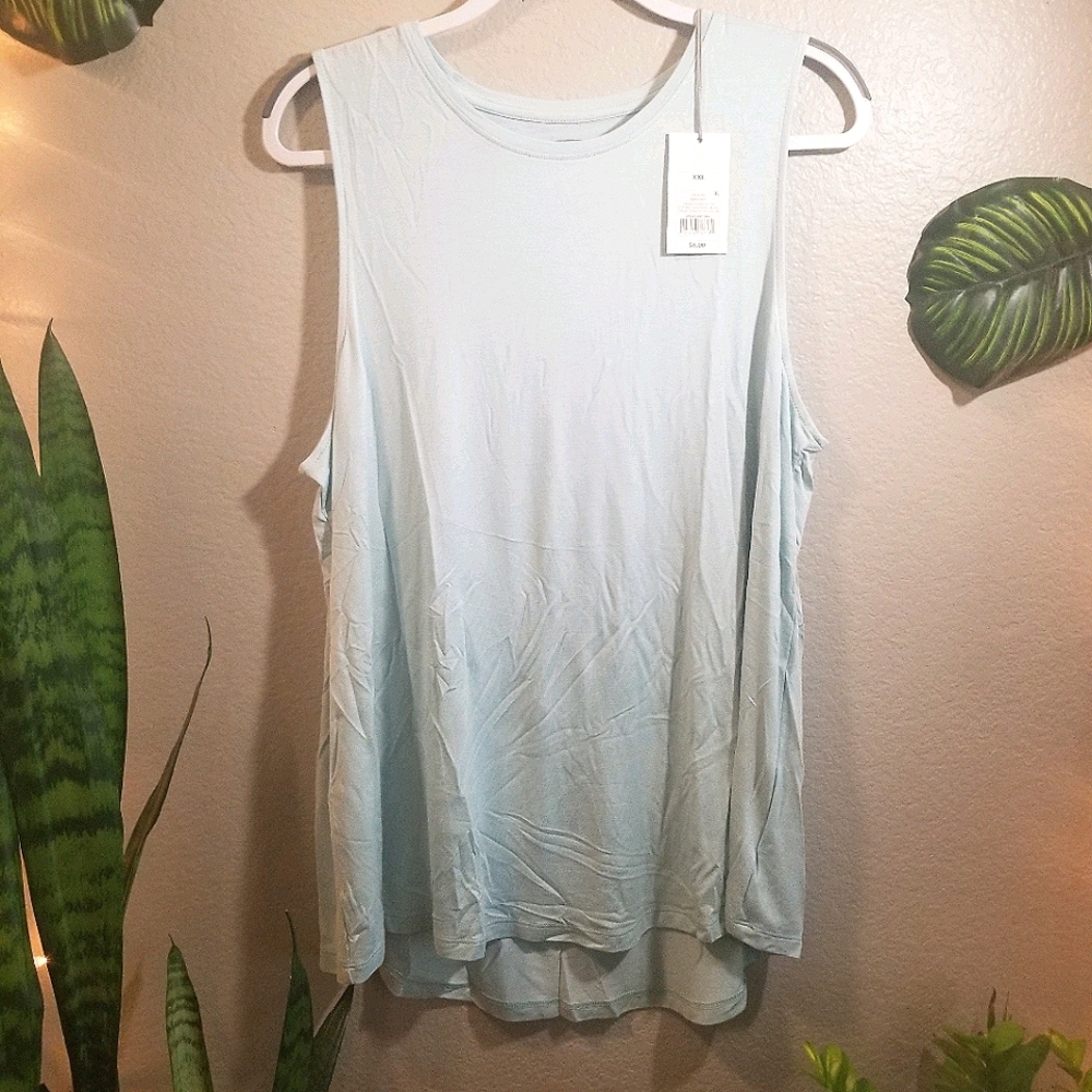 A New Day Light Mint Green Tank Top